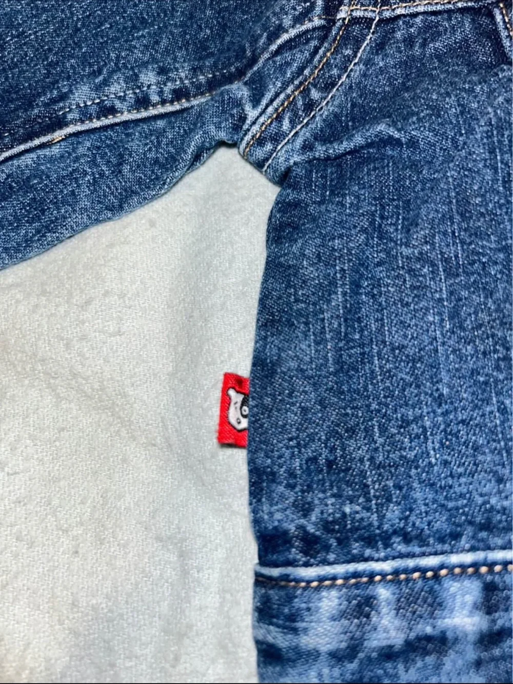 Kids Dark Blue Denim Jacket with Button Front